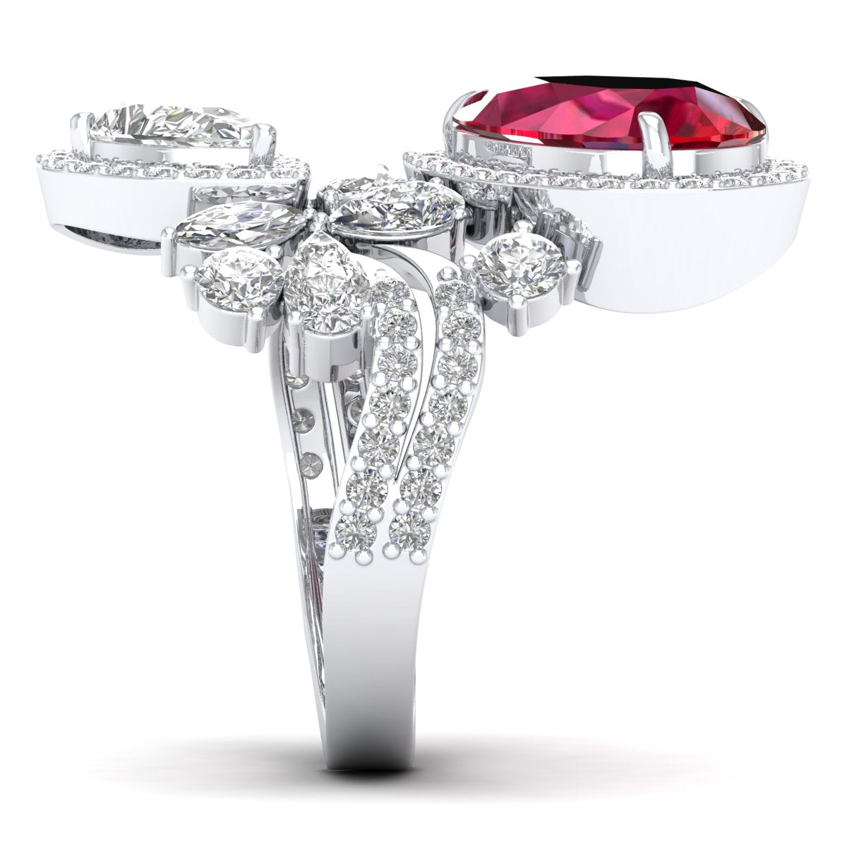 Contour Diamond Ring